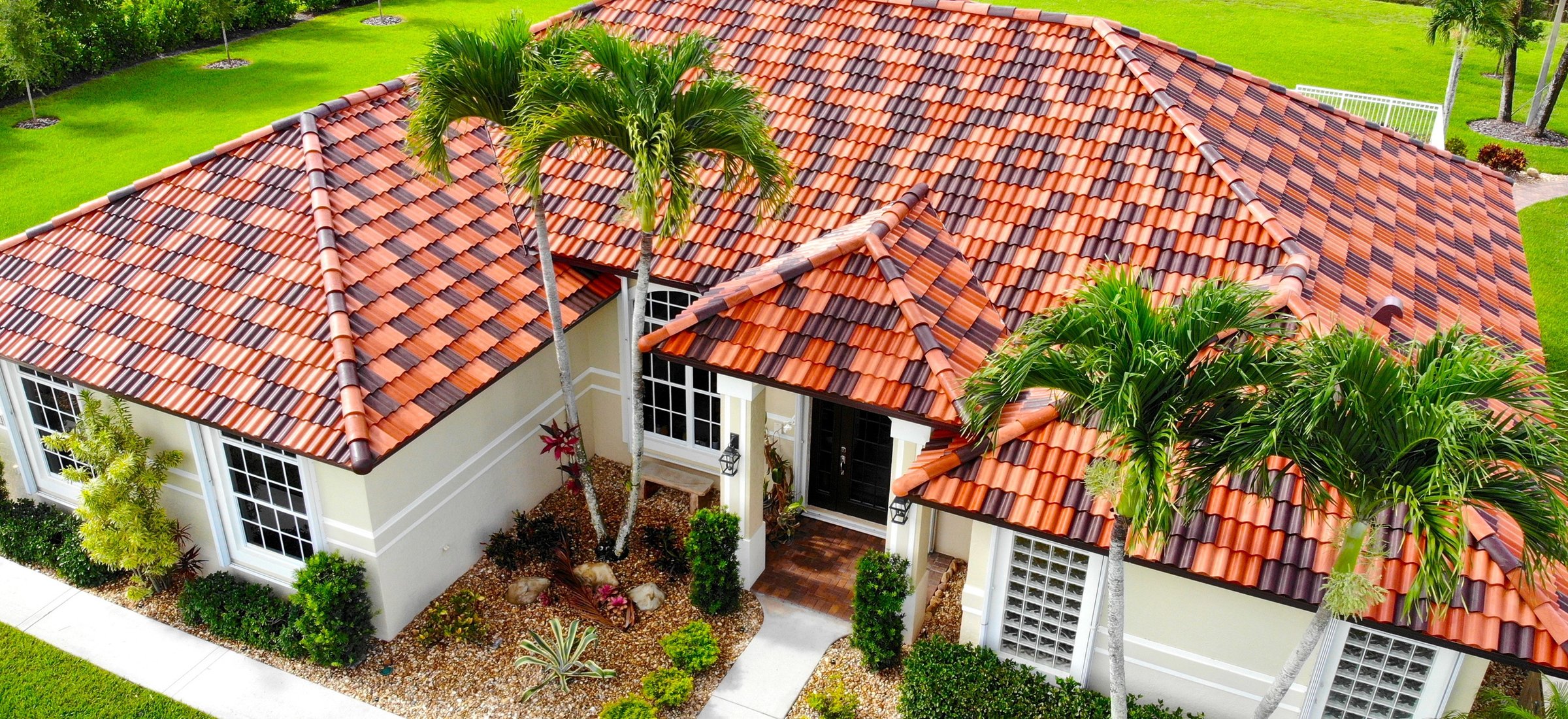 Synthetic Spanish Roof Tiles - Composite Faux Barrel Tile Roofing ...